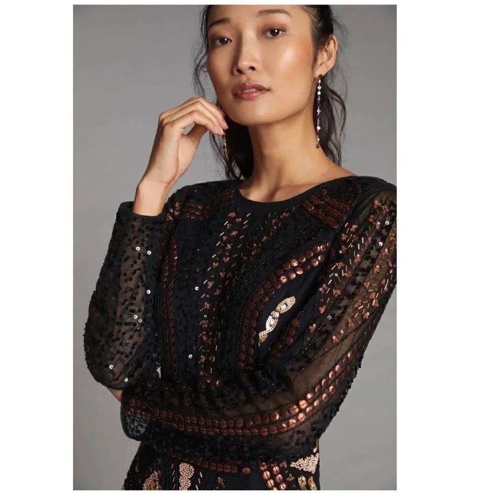 Let Me Be Beaded Mini Dress - Picture 4 of 10